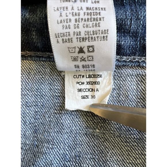 LUCKY BRAND Jeans Womens 10/30 Neopolitan Easy Rider Blue Denim Straight 30" Leg - Picture 10 of 14